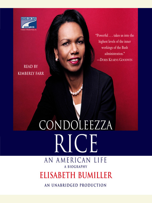 Title details for Condoleezza Rice by Elisabeth Bumiller - Available